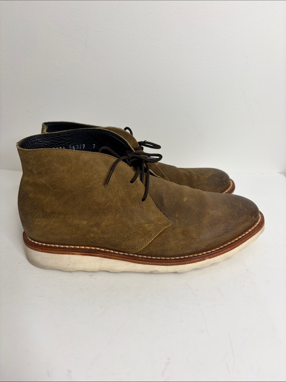 Thursday Scout Chukka Boots Mens 10.5 Safari Brown Nubuck Suede Leather Rugged